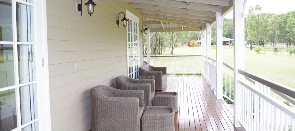 Timber decking built by Wilko's Building